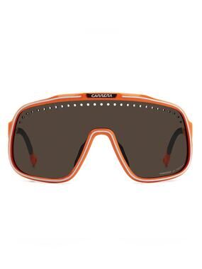 NEW!!! Carrera C Sport 02/S A1WIR Orange Shield Sunglass Visor with Brown Lenses